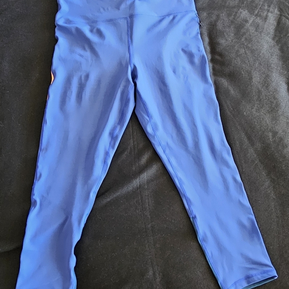 Neon Orange Curve Pocket Light N Tight Hi-Rise 7/8 24" Leggings, Size 16-18 - Picture 3 of 4